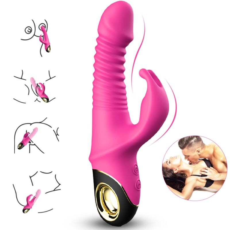 ARMONY - ZING DILDO VIBRATOR RABBIT FUCHSIA 1 