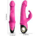 ARMONY - VIBRATORE ZING DILDO CONIGLIO FUCSIA 2 