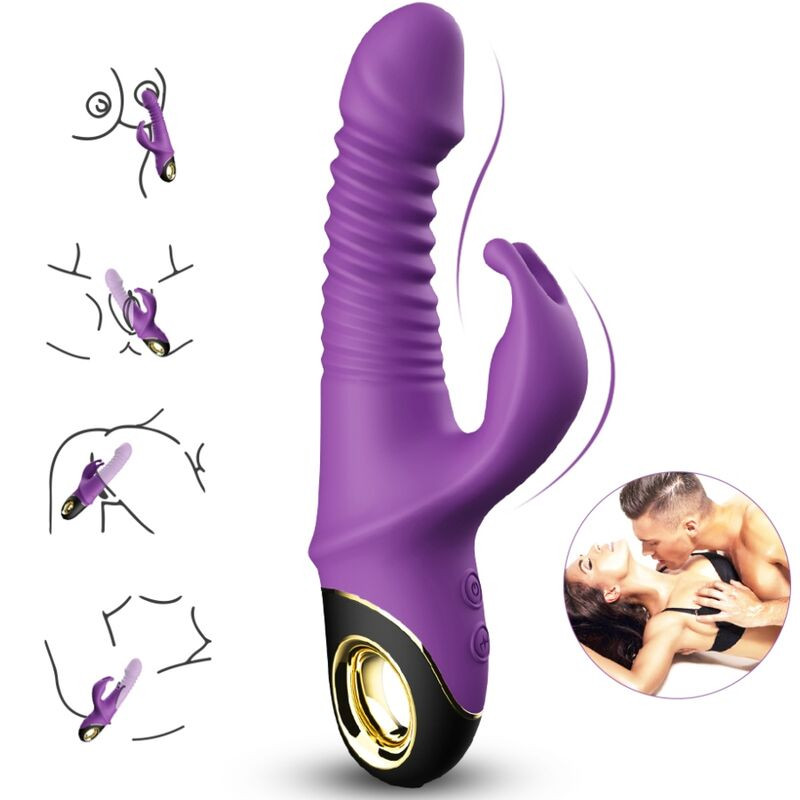 ARMONY - ZING DILDO VIBRATOR RABBIT PURPLE 1 