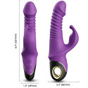 ARMONY - VIBRATORE ZING DILDO CONIGLIO VIOLA 2 