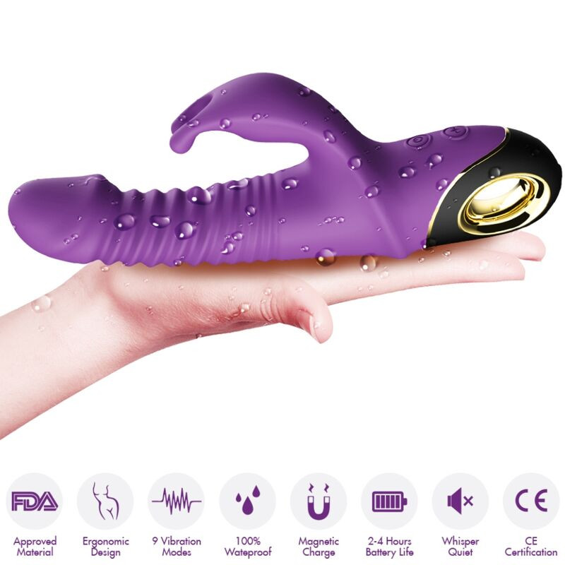 ARMONY - ZING GODE VIBRATEUR LAPIN VIOLET 3 