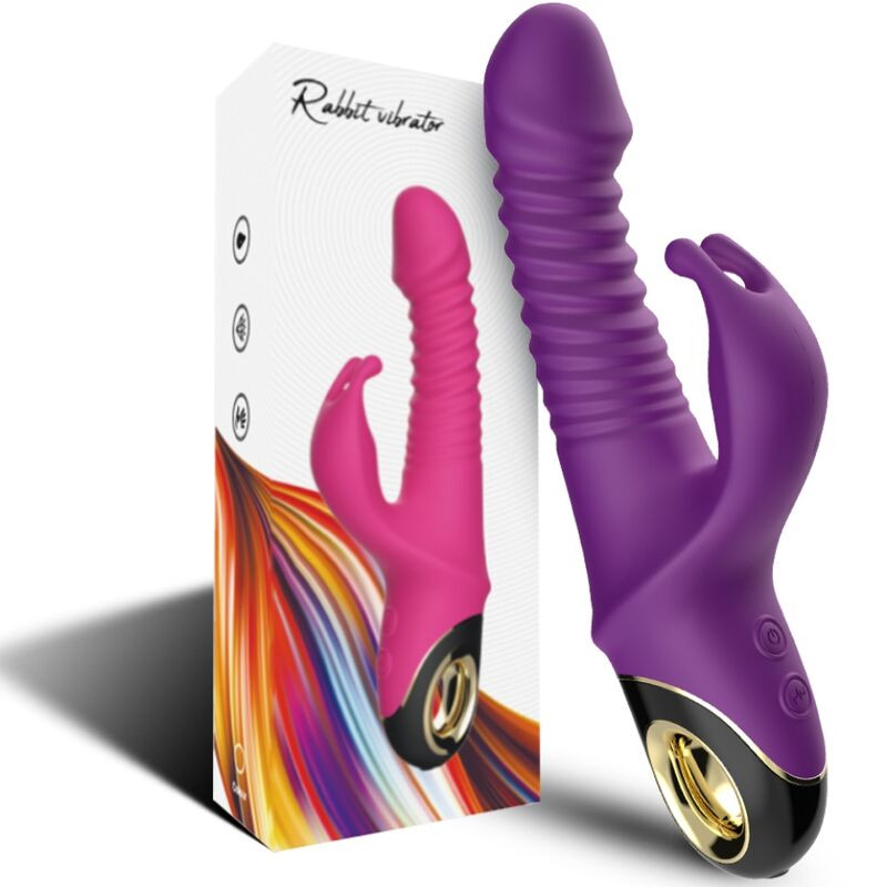 ARMONY - ZING DILDO VIBRATOR RABBIT PURPLE 4 