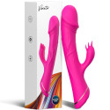 ARMONY - GODE VIBRATEUR LAPIN SILICONE FUCHSIA 5 