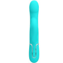 PRETTY LOVE - RABBIT VIBRATOR PEARLS AQUA GREEN 1 