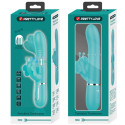 PRETTY LOVE - VIBRATEUR MULTIFONCTION LAPIN 4 EN 1 PAPILLON AQUA VERT 10 