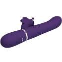 PRETTY LOVE - VIBRATORE MULTIFUNZIONE RABBIT 4 IN 1 FARFALLA VIOLA 3 