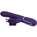 PRETTY LOVE - VIBRATEUR MULTIFONCTION LAPIN 4 EN 1 PAPILLON VIOLET 5 