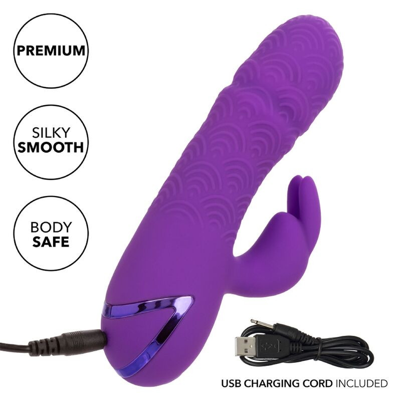 CALEXOTICS - MANHATTAN BEACH MARVEL VIBRATOR RABBIT PURPLE BY CALIFORNIA DREAMING 7 