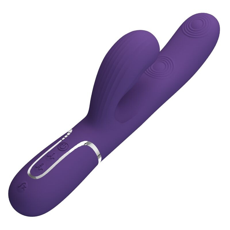 PRETTY LOVE - PERLITA VIBRATEUR G-SPOT 3 EN 1 MULTIFONCTION VIOLET 3 