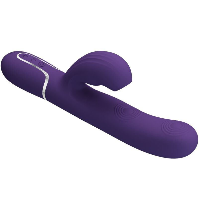 PRETTY LOVE - PERLITA VIBRATORE G-SPOT 3 IN 1 MULTIFUNZIONE VIOLA 4 