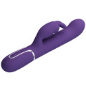 PRETTY LOVE - COALE RABBIT VIBRATOR 4 IN 1 PURPLE 3 