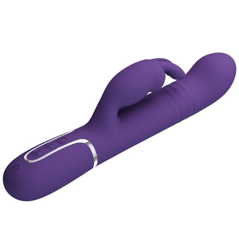 PRETTY LOVE - COALE RABBIT VIBRATOR 4 IN 1 PURPLE 3 