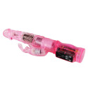 BAILE - MINI ROTATEUR LAPIN ROSE AVEC SUPERSTIMULATEUR 1 