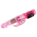 BAILE - MINI ROTATEUR LAPIN ROSE AVEC SUPERSTIMULATEUR 2 