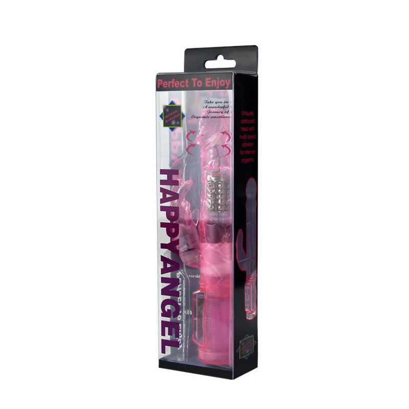 BAILE - MINI ROTATEUR LAPIN ROSE AVEC SUPERSTIMULATEUR 6 