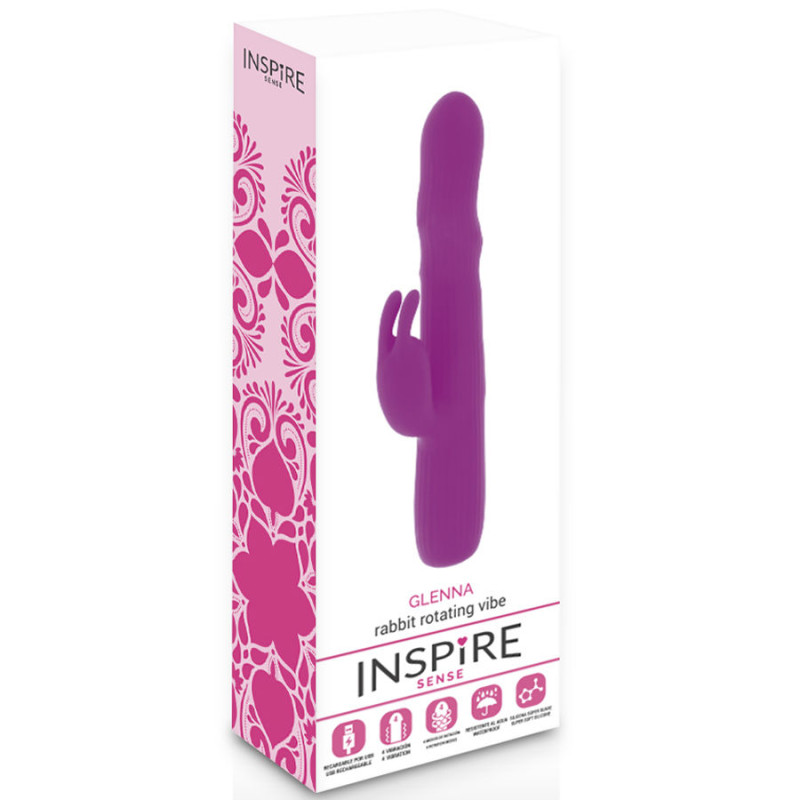 INSPIRE SENSE - GLENNA VIBRATOR RABBIT PURPLE 3 