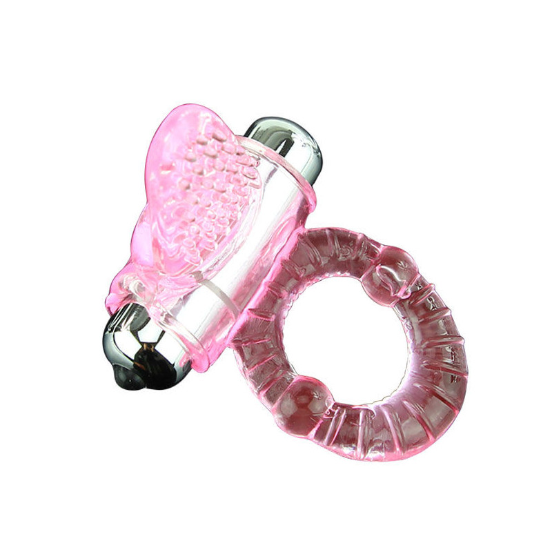 BAILE - ANNEAU PÉNIS VIBRATEUR ROSE SWEET ABS 10 RYTHMES 2 