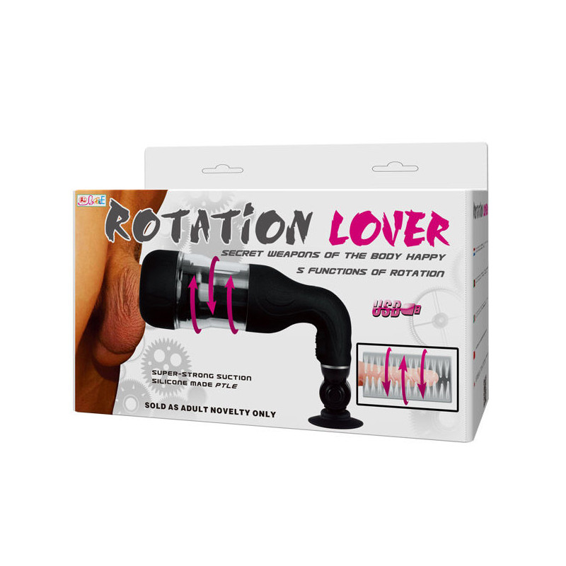 BAILE - ROTATION LOVER AUTOMATISCHER MASTURBATOR MIT UNTERSTÜTZUNG 12 