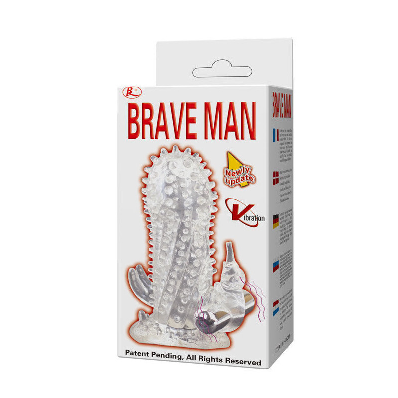 BAILE - BRAVE MAN RABBIT VIBRATEUR EXTENSION DE PÉNIS 11 