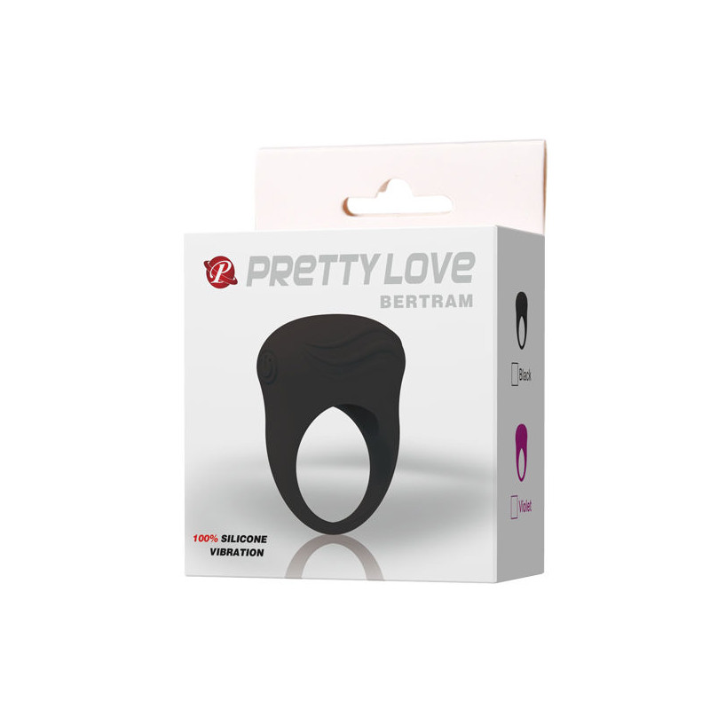 PRETTY LOVE - BERTRAM BLACK VIBRATOR RING 7 