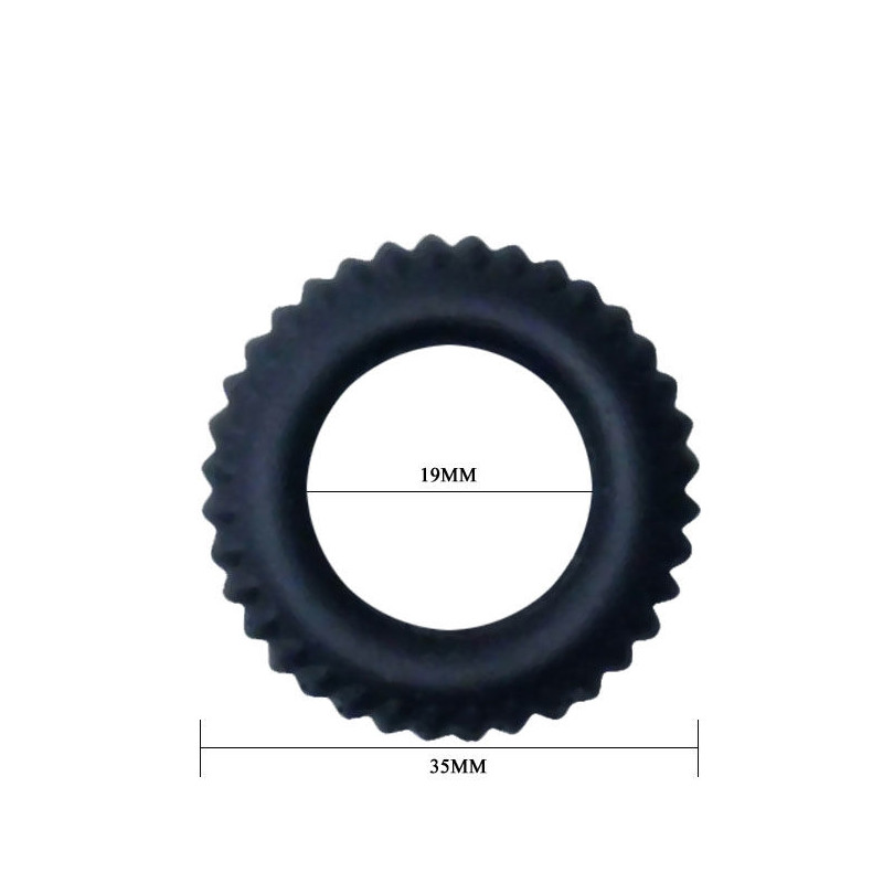 BAILE - COCKRING TITAN NERO 1.9 CM 3 