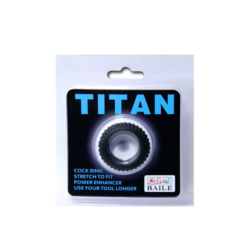 BAILE - COCKRING TITAN NERO 1.9 CM 4 