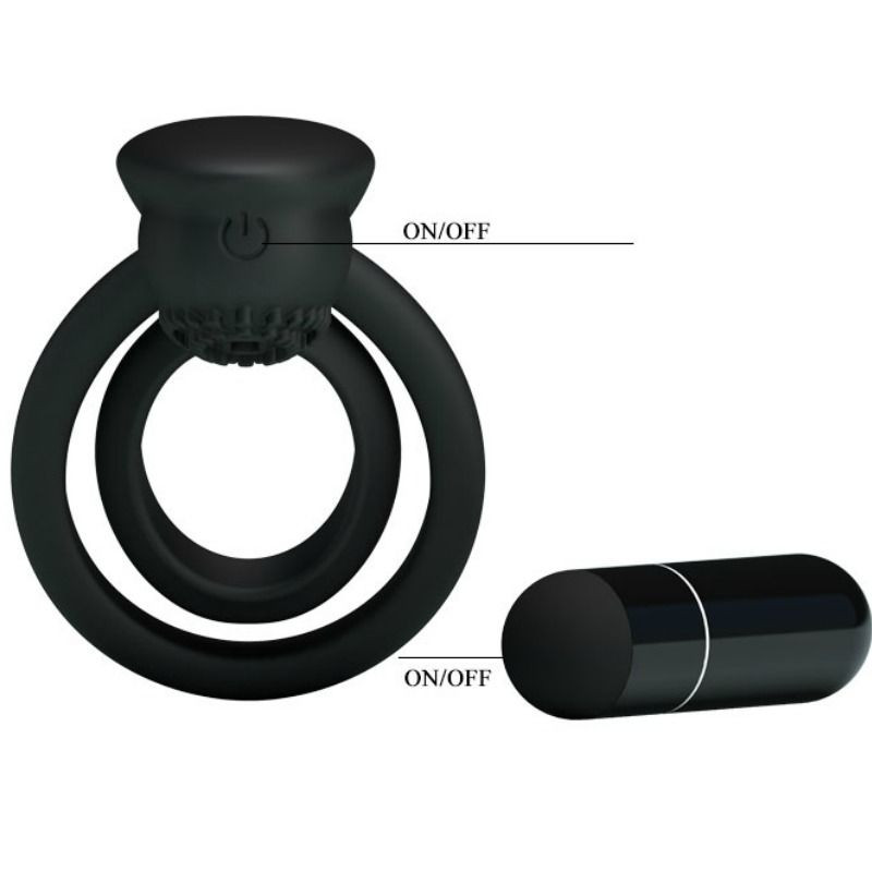 PRETTY LOVE - ESTHER VIBRATING RING WITH STIMULATOR 5 