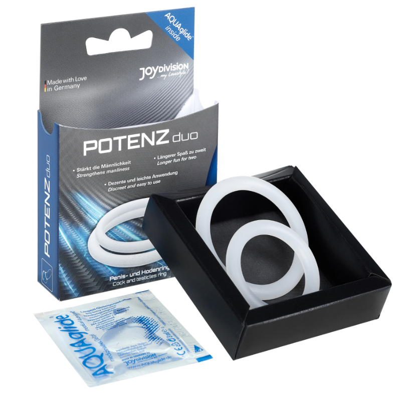 JOYDIVISION POTENZDUO - RINGE WEISS - M 1 