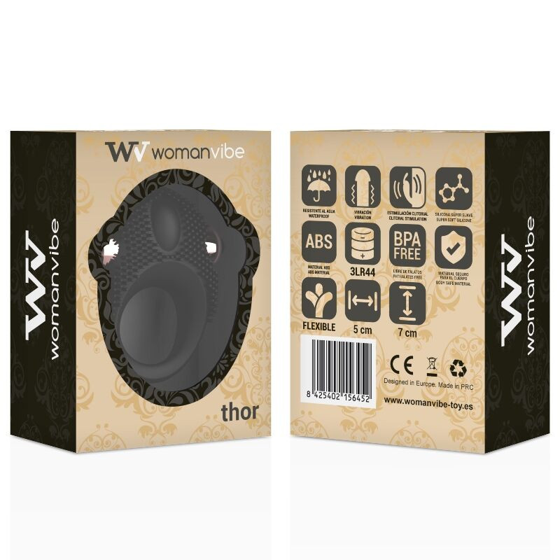 WOMANVIBE - THOR SILICONE VIBRATOR RING 6 