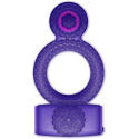 CASUAL LOVE - RING VIBRATING DOUBLE PLEASURE PURPLE 1 