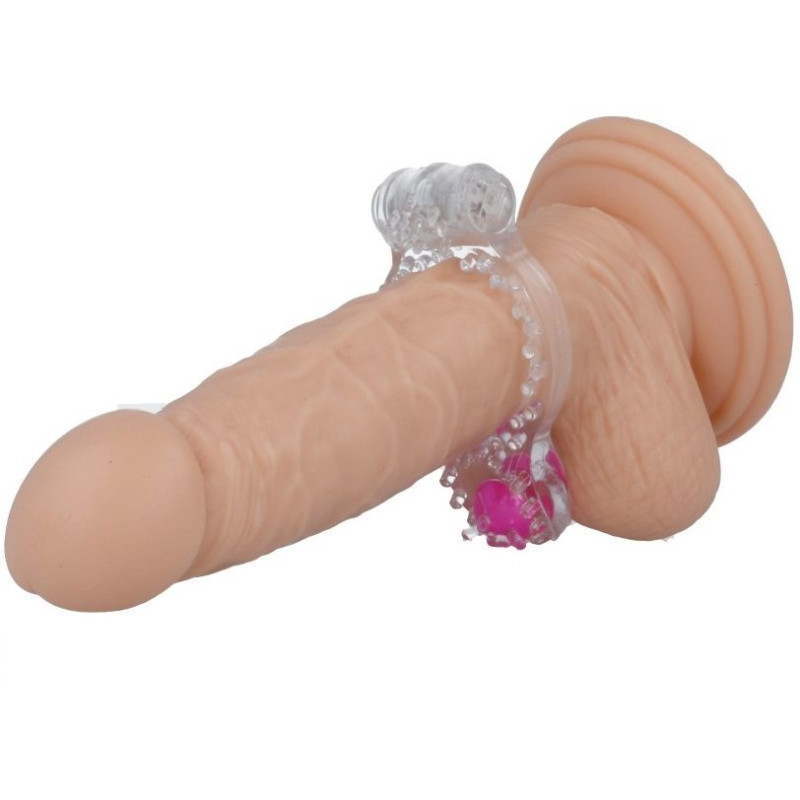 CASUAL LOVE - RING VIBRATING DOUBLE PLEASURE TRANSPARENT 2 