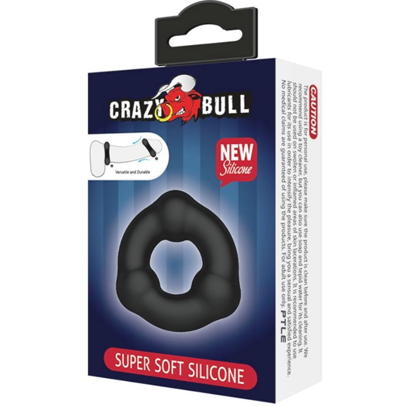 CRAZY BULL - SUPERWEICHER SILIKONRING MIT KNOCHEN 4 