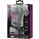 PRETTY LOVE - MYRON STRAP-ON MIT VIBRATION UND HOHLDILDO 6 