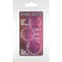 SEVEN CREATIONS - SET OF THREE PINK PENIS RINGS 1 