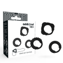 ADDICTED TOYS - SET C-RING NERO 1 