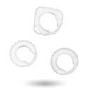 ADDICTED TOYS - C-RING SET CLEAR 2 