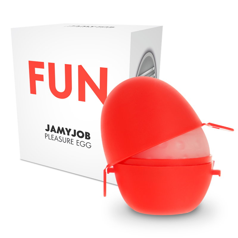 JAMYJOB - EGG MASTURBATOR RED EDITION DISCRETT 1 