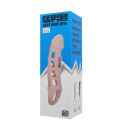 BAILE - PENIS EXTENDER COVER WITH VIBRATION AND NATURAL STRAP 13.5 CM 7 