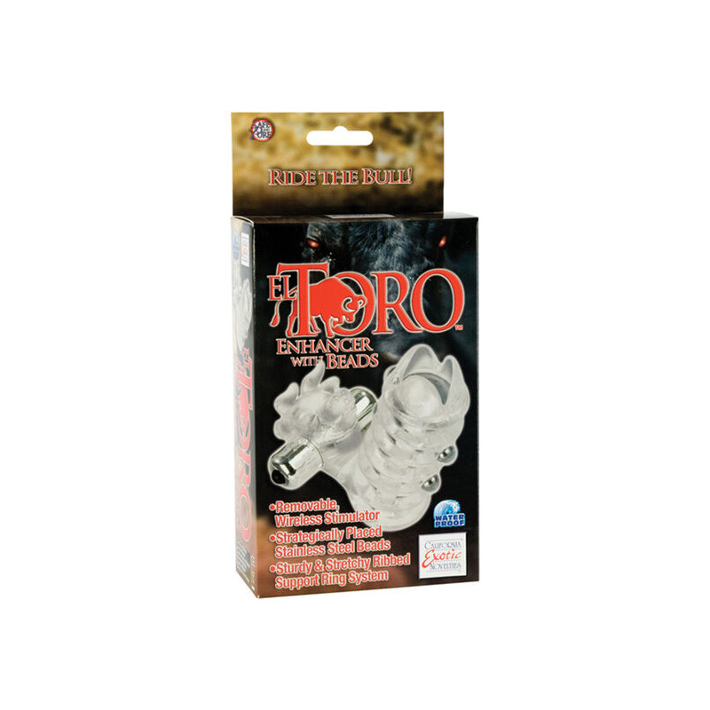 CALEXOTICS - EL TORO POTENZIATORE CON PERLINE 1 