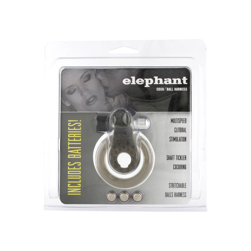 SEVEN CREATIONS - VIBRATING RING WITH STIMULATING ELEPHANT 1 