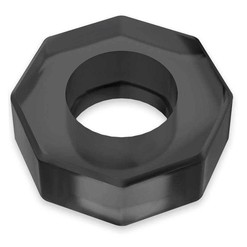 POWERING - SUPER FLEXIBLE AND RESISTANT PENIS RING 5CM PR10 BLACK 6 