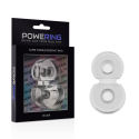 POWERING - ANELLO PER DOPPIO PENE SUPER FLESSIBILE E RESISTENTE PR09 CHIARO 2 