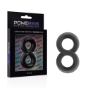 POWERING - SUPER FLEXIBLER UND WIDERSTANDSFÄHIGER PENIS- UND HODENRING PR12 SCHWARZ 3 