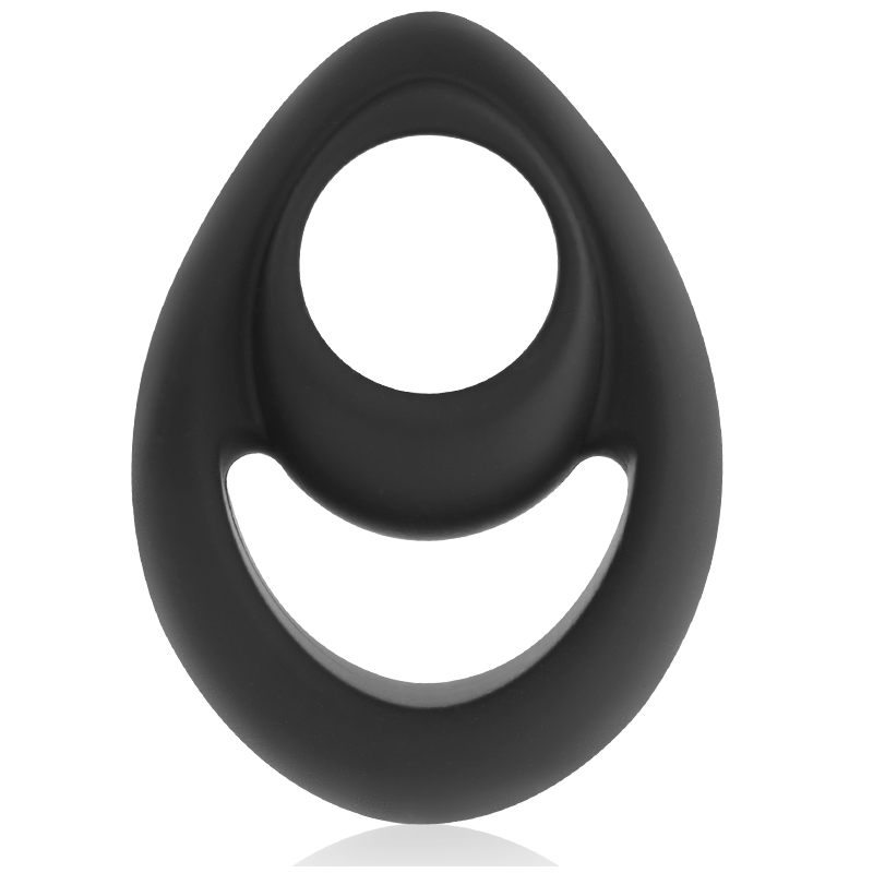 POWERING - SUPER FLEXIBLE AND RESISTANT PENIS AND TESTICLE RING PR14 BLACK 1 