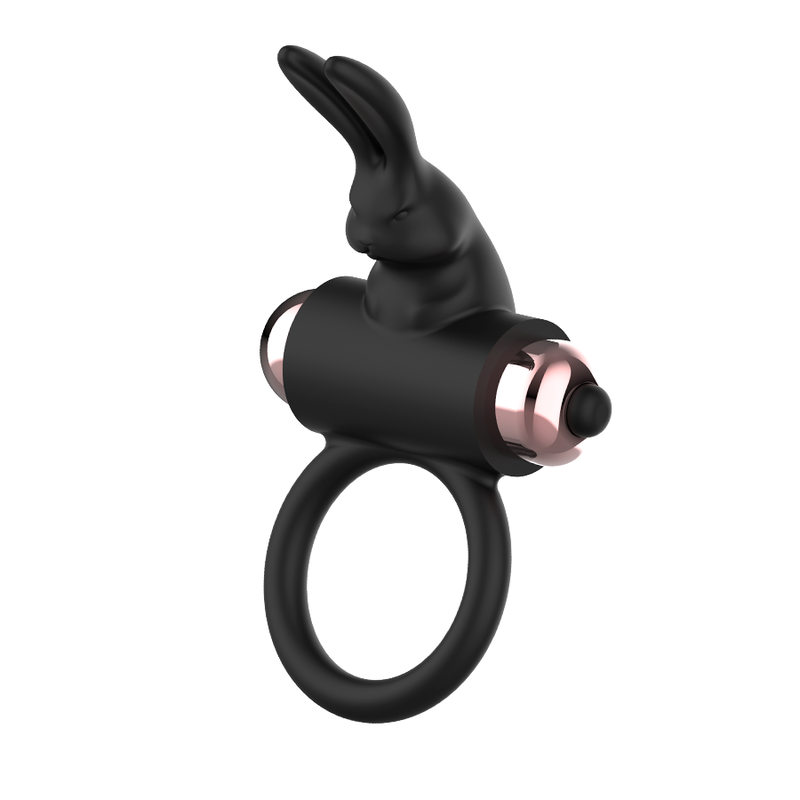 COQUETTE CHIC DESIRE - COCKRING AVEC VIBRATEUR NOIR/ OR 6 