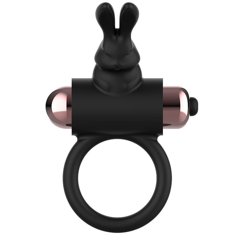 COQUETTE CHIC DESIRE - COCK RING WITH VIBRATOR BLACK/ GOLD 7 