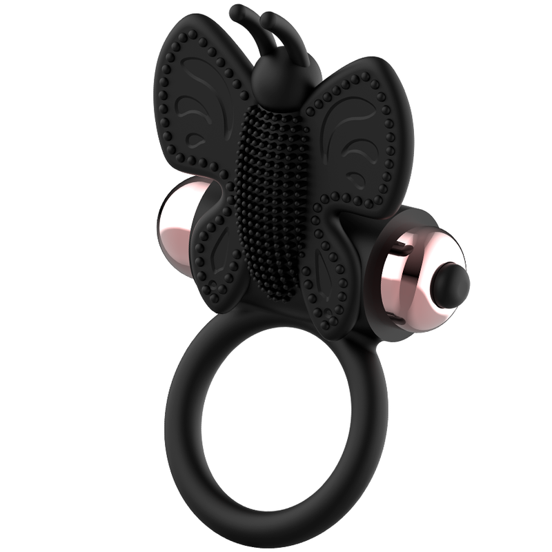 COQUETTE CHIC DESIRE - COCKRING PAPILLON AVEC VIBRATEUR NOIR/ OR 4 