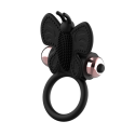 COQUETTE CHIC DESIRE - COCKRING PAPILLON AVEC VIBRATEUR NOIR/ OR 6 