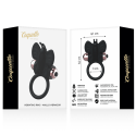 COQUETTE CHIC DESIRE - COCKRING PAPILLON AVEC VIBRATEUR NOIR/ OR 7 