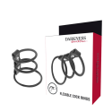 DARKNESS - SET OF 3 FLEXIBLE PENIS RINGS 1 